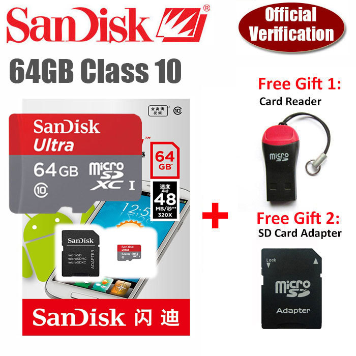  SanDisk  64  64  -  microsd SanDisk TF 48 /.   