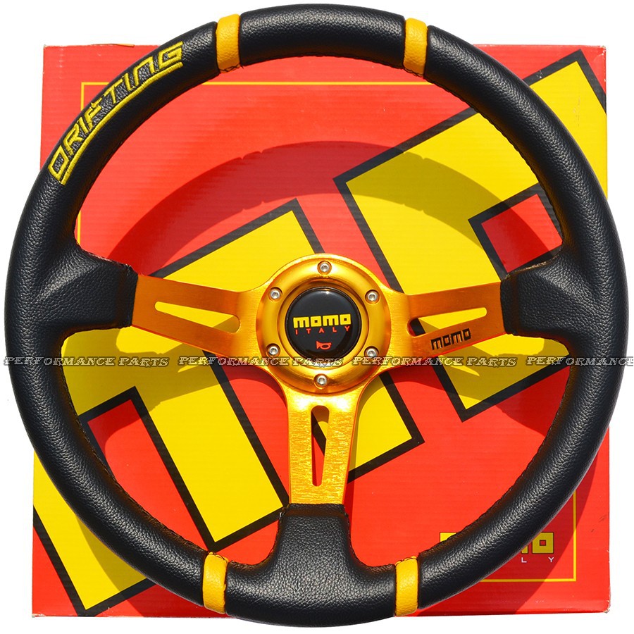 MOMO Drifting Steering Wheel PVC 350mm Car Steering Wheel (2)