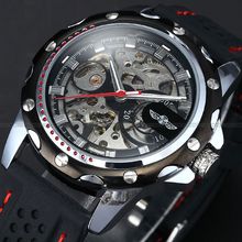 Ganador casual moda del reloj mecánico automático para hombre reloj deportes de moda jwh045-46 recorte