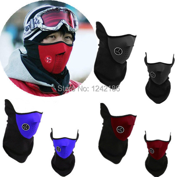 Thermal Neck Warmers Fleece Balaclavas CS Hat Headgear Winter Ski Masks Ear Windproof Warm Face Mask