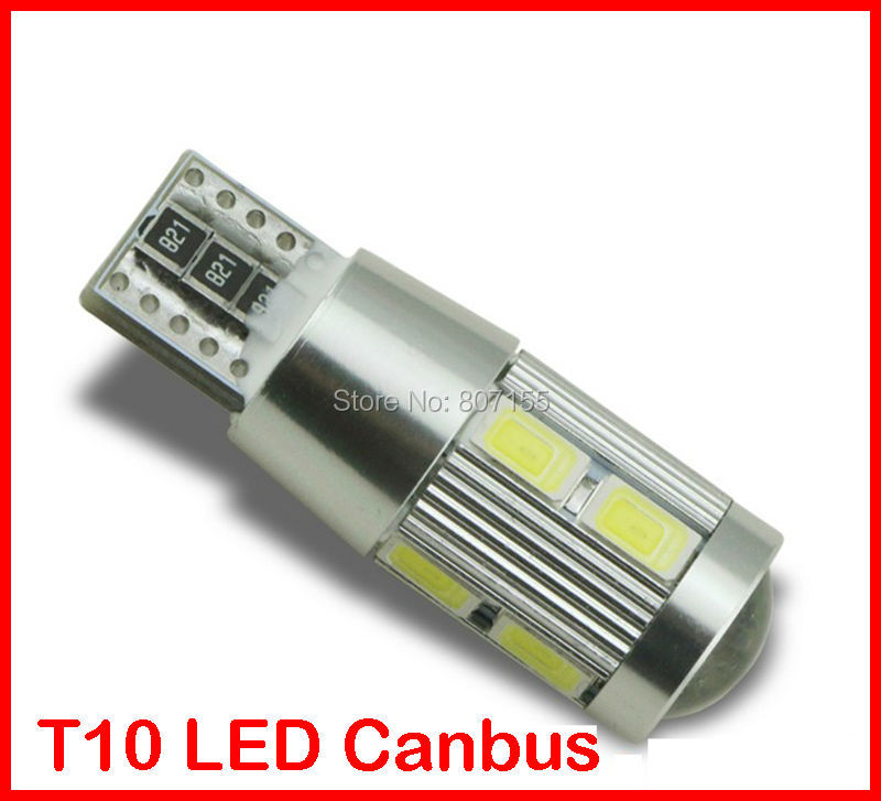 2X     T10 10SMD 5730    5730    CANBUS     