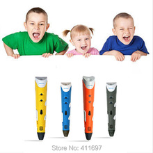 2016 DEWANG First Generation + 2nd 3D magic pen With 20Color 5MABS Filament and free nozzle best 3d printer tablet lcds for kids
