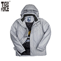 TIGER FORCE 2016 Men Fashion Padded Coat Winter Cotton Jacket Hooded Parka Winter Coat Male Solid