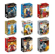 DHL Wholesale 60lot Decool 0160 0168 Building Blocks Super Heroes Minifigures Iron Man Bricks Figures Toys