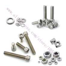 Newest Delta Kossel K800 3D Printer Nuts & Bolts Screw Kit Free Shipping