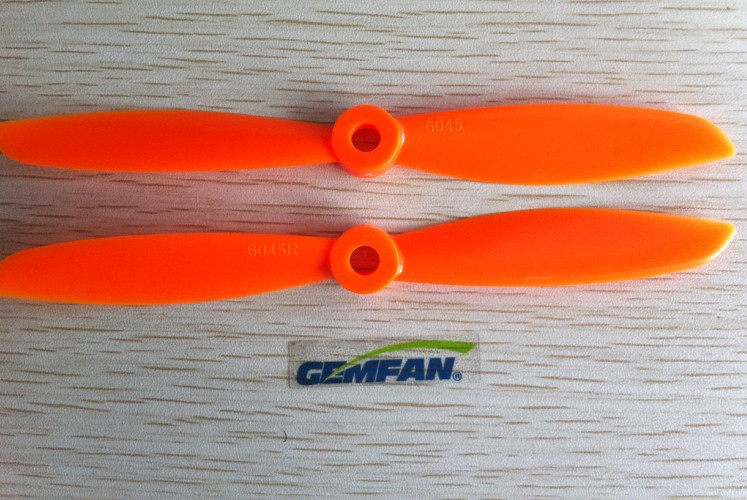 50 pairs 6045 Propeller GEMFAN 6*4.5 2-Blade Props CW/CCW for QAV250 C250 H250 Quadcopter mini multitopter