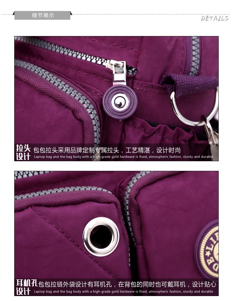 Women Brand Handbag Kip Tote Shoulder Cross-body Bag Bolsas Female