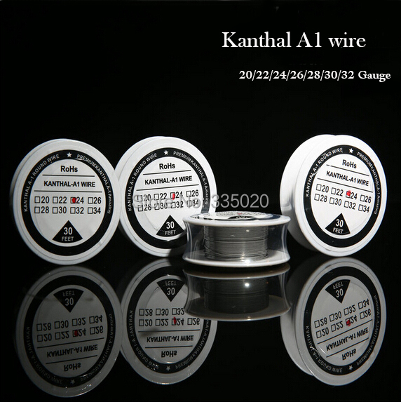 Kanthal a1 Wire Resistance Twist Wire 24 26 28 30 32 Gauge 30FEET 10m per Spool
