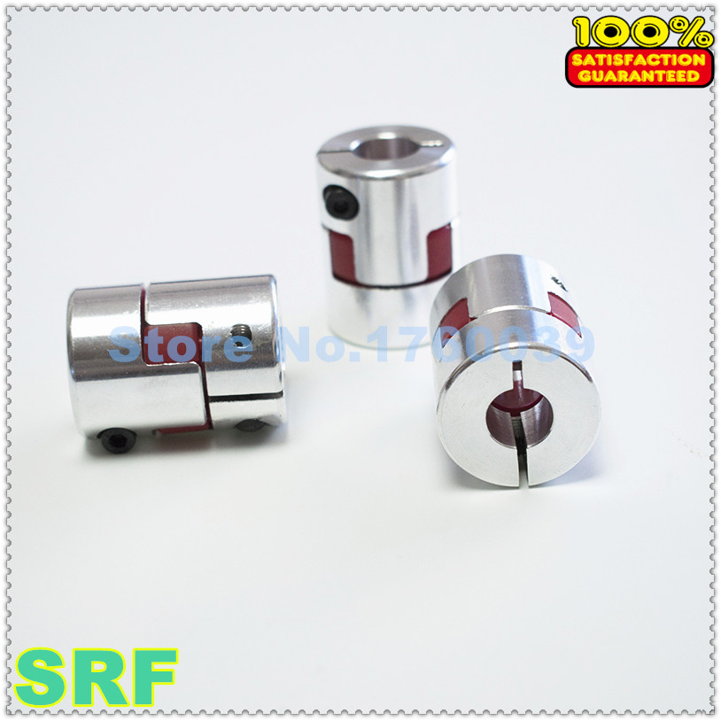 Description Picture 2 of item4pcs/lot 12x14mm step motor shaft coupler flexible coupling D30 L42 Plum flexible coupling