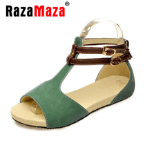 women bohemia leisure girl quality flat sandals brand sexy fashion ladies heeled footwear heels shoes size 34-43 P18315