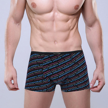 2016 Cotton Letter Men Boxer Men Underwear Comfortable Soft Underpants Cueca Boxers Homme Shorts For Men’s Panties Sale
