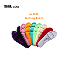 wholesale Brand gitibaba 7 color newest Fashion memory foam insole foot massage insole for women casual shoes and Flats shoes