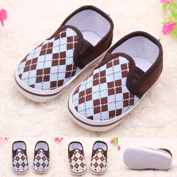 2016 new arrival baby boys font b tartan b font casual outdoor firstwalkers little kid s