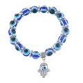 Hot sell 1PC Hamsa Fatima Hand Evil charm magic captivate allure Eyes Bracelet Handmade Beads Bracelet