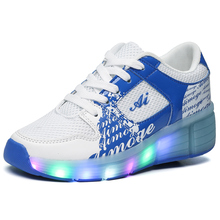 2016 boy girl LED Light heelys roller shoes heelys size shoes sneakers with wheels shoes with wheels children shoes with light