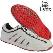 Мужчины оригинальные LYNX гольф мужской обуви водонепроницаемый анти-слип ударопоглощение спортивная обувь мужчины mirofiber кожа спортивная обувь