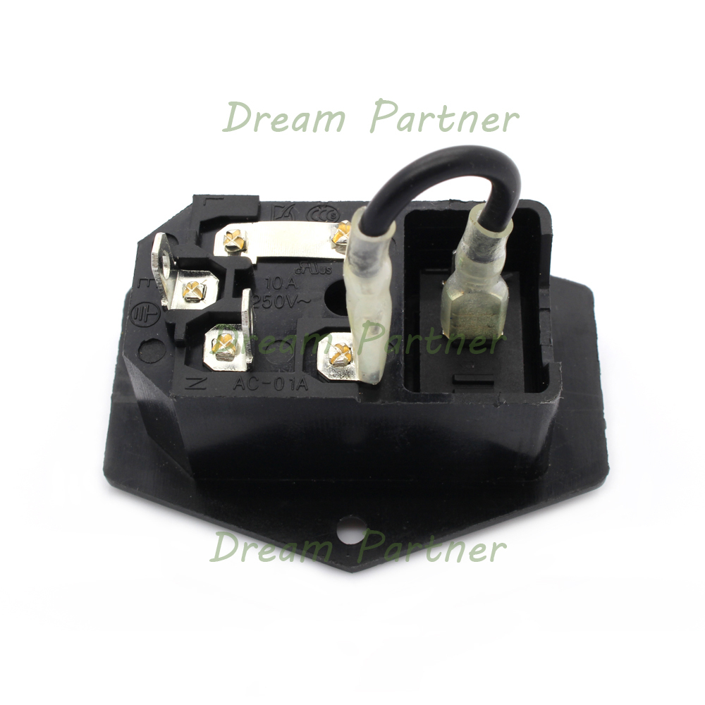 Free Shipping 3d printer accessory parts makerbot ultimaker 3 in 1 fuse power supply socket top