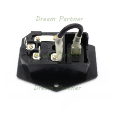 Free Shipping! 3d printer accessory/parts makerbot ultimaker 3 in 1 fuse power supply socket top quality three in one socket