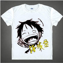 One Piece T-Shirt Fashion Men Women Clothes Anime Short Sleeve T Shirt Luffy Cosplay Tshirt Top #1