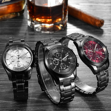 BOSCK 8251 Watches Luxury Brand Full Steel Wrist watches Quartz Sport relogio masculino
