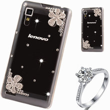 original Floral Rhinestone Case For lenovo VIBE X2 luxury Flower Mobile Phone Accessories diamond Crystal bling