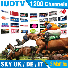 3 Months Arabic IPTV Europe Iptv SKY Italy UK Portugal Indian USA Spanish Netherlands Sweden VOD with 3 AV cable free shipping
