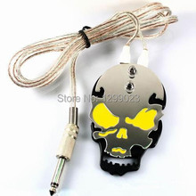 High Quliaty Colorful Skull tattoo Foot Pedal tattoo Foot Switch 1.5m for tattoo machine tattoo kit free shipping supply