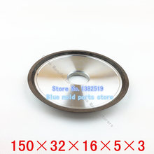 Herramientas lijadora de banda resina para diamante fino de tierra de aleación de la hoja ruedas especificación 150 * 32 * 16 * 5 * 3
