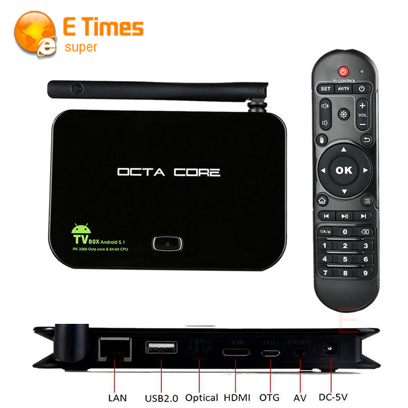 android TV Box z4 android 5.1 Lollipop RK3368 Octa Core 64Bit Z4 Cortex A53 4k 2GB RAM 16GB ROM BT 4.0 Dual wifi 2.4G 5.8G 1000M