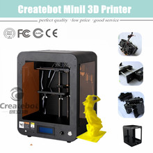 desktop 3d printer 150*150*220mm with heatbed, touchscreen, dual-extruder