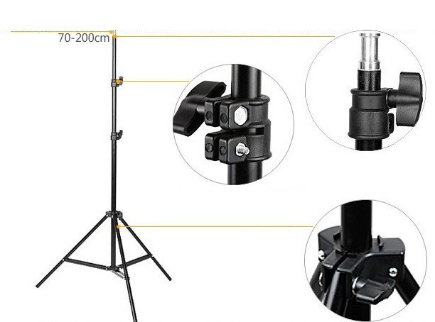 200cm-6-5FT-Light-Stand-Tripod-for-Softbox-Photo-Video-Lighting-Flashgun-Lamps-3-sections-Free(2)