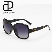 FEIDU Sunglasses Women Brand Original Designer Luxury Butterfly Pattern Points Women Retro Vintage Uv400 Oculos De Sol Wirh Case