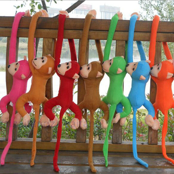 1 шт. 65 см рука обезьяны из руку , чтобы хвост плюшевые игрушки красочные обезьяна шторы обезьяна кукла животных