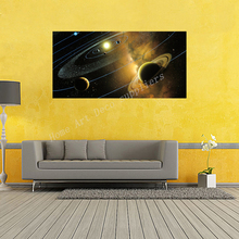 Solar System, Planets, Earth Science Satellite Cosmos Wall Sticker Posters,Bedroom Decoration Science Waterproof Posters WQT025