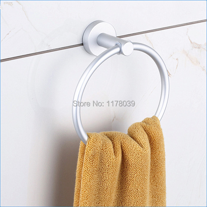 Badezimmer Raum aluminium handtuch ringe, dekorative handtuch ringe