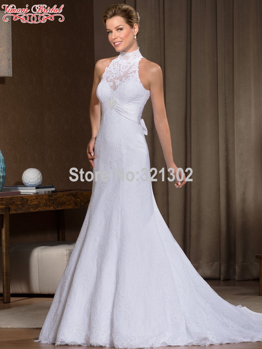 Turmec Cheap Halter Neck Bridesmaid Dresses