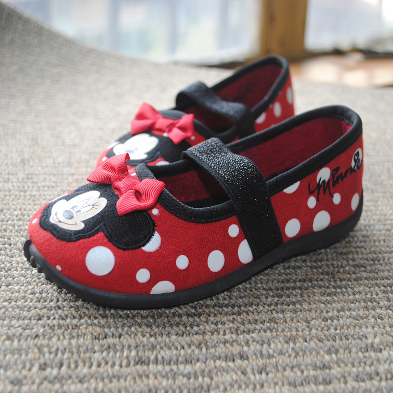 2015 children shoes girls shoes cute cartoon canvas shoes kids single shoes girls  butterfly-knot breathable sandals girls