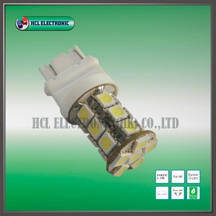 Free shipping 8pcs lot 3157 LED tail light T20 Car LED bulb 21pcs Ultra Bright 5050SMD