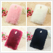 100 real Rabbit Fur For Samsung Galaxy Note4 N9100 Case New Fashion Luxury Design For note