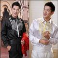 2016 Male costume shirt paillette male costume formal dress clothes The singer s clothing S 3XL