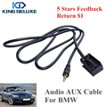 Car Accressory 3 5mm Jack AUX Audio In Input Adapter Cable For BMW 5 6 X3