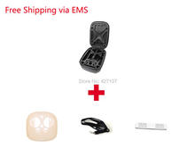 Free Shipping DJI Phantom 4 Hardshell Should Bag Set(Bag,RC Cover,Neck Strap, Gimbal Board) For RC Drone Via EMS