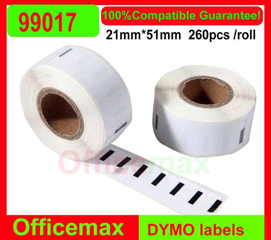12 Rolls Free Shiping Dymo 99017 Label Compatible Etiketten 54x12mm for LW450 Turbo Also Supply dymo