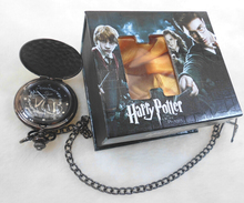 Wholesale Retail Harry Potter Hogwarts Magic Pocket Watch New In Box Classic Cosplay performance for gift