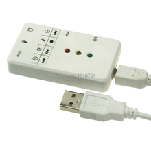 HY-568 Momentize Nicer External USB 2.0 Virtual 8.1 Channel CH 3D Audio Sound Card Adapter Converter Fashionable