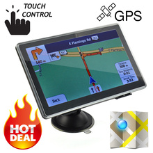 New 7″ High Resolution TFT LCD Touch Screen 800*480 Car GPS Navigation FM Multimedia Player WinCE 6.0 4GB Free Shipping