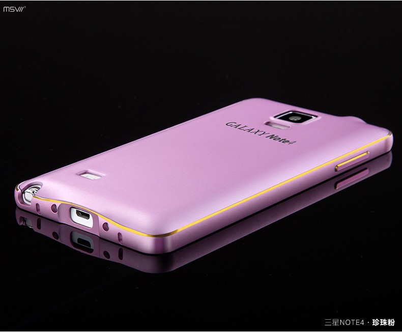 note 4 gold edge bumper+cover-13
