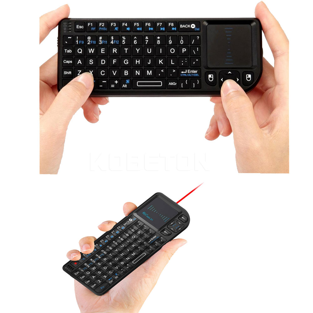 NEW Exquisite 3in1 Mini X1 Handheld 2.4Ghz RF Wireless Keyboard Qwerty With Touchpad Mouse for PC Notebook Smart Google TV Box