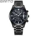 2016 new GIMTO Brand men s watches quartz watch men real three dial luminous waterproof