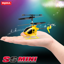 100% Original 2016 Hot sale SYMA S6 Mini Indoor 3CH 2.4G Nano RC Helicopter With Gyro RTF Vehicles & Remote Control Toys